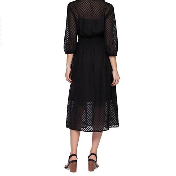 Chevron Pattern LBD - Picture 2 of 3